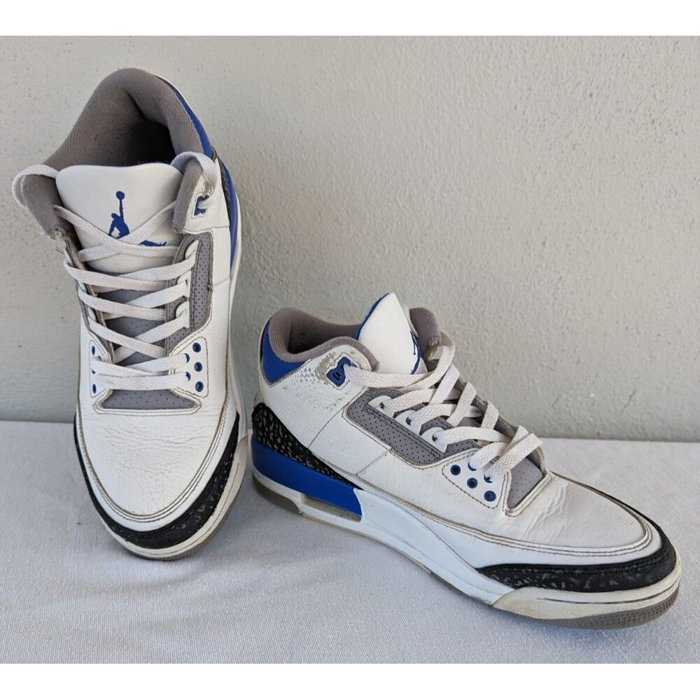 Nike Air Jordan Retro 3 Racer Blue CT8532-145 2021 Men's Size 9.5 Sneakers Shoes